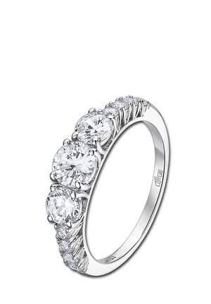 Bague - silberfarben weiß