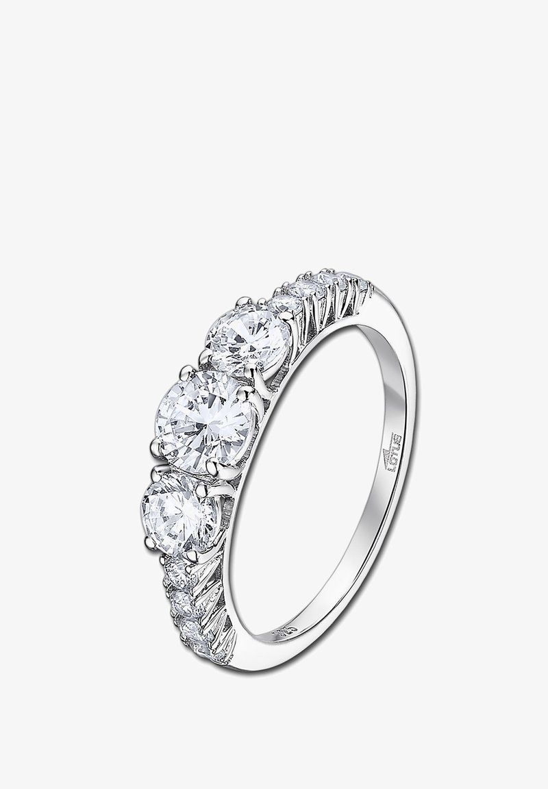 Lotus Silver Bague - silberfarben weiß