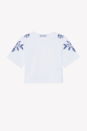 TEESHIRTC - Trükipildiga T-särk - bleu électrique