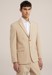 WE Fashion - THE FLEX SUIT - Kratka jakna - beige Minijatura 1