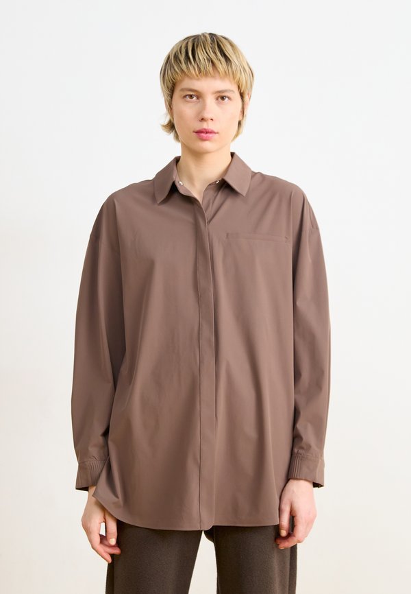 Button-down blouse - ironstone