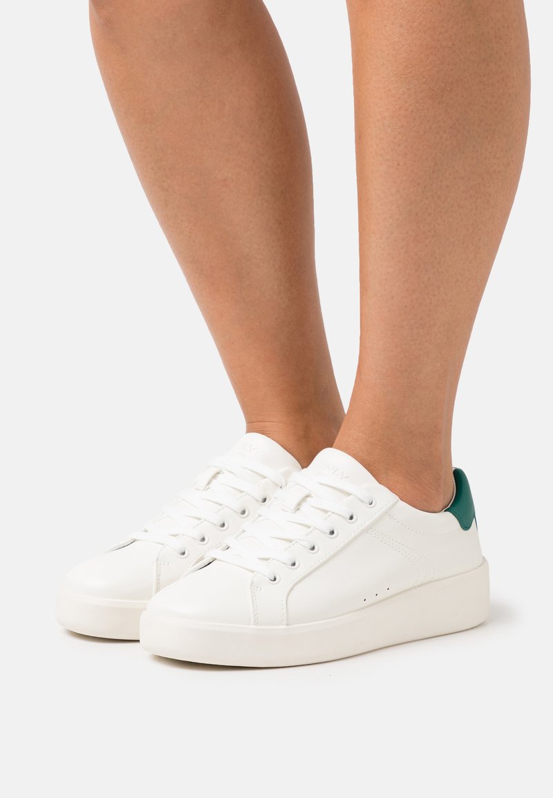 ONLY SHOES ONLSOUL - Sapatilhas - white/green