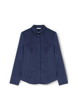 Motivi, CAMICIA CON BOTTONI NASCOSTI - Hemdbluse - blu