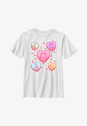 Henry Tiger VALENTINE'S DAY CANDY GARFIELD - T-shirt print - white