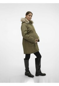 MAMALICIOUS Žieminis paltas - burnt olive