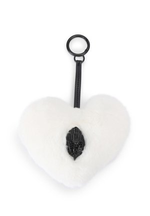 HEART  CHARM - Portachiavi - white