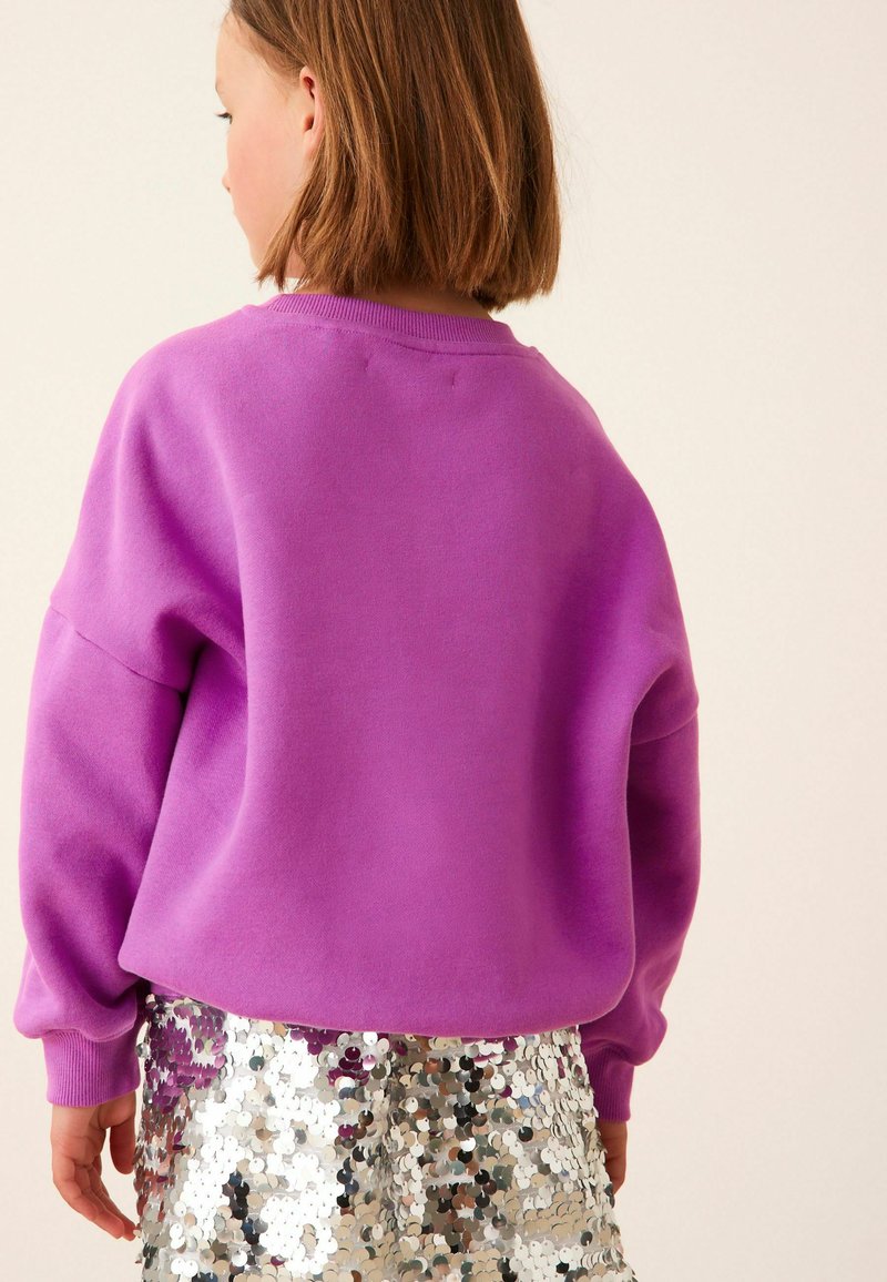 Next HAPPY SLOGAN - Sweatshirt - purple - Zalando.de