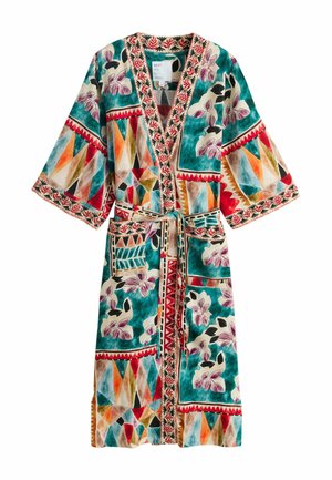 REGULAR FIT - LIGHTWEIGHT  - Dressing gown - red abstract
