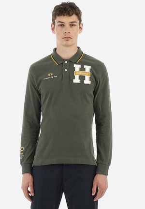 LONG-SLEEVED POLO SHIRT - Polo - koriander