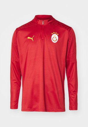 Puma GALATASARAY ISTANBUL TRAINING 1/4 ZIP - Article de supporter d'équipe de club - red rhythm/intense orange