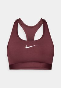 BRA - Sportski grudnjak sa srednje jakom potporom - burgundy crush/white