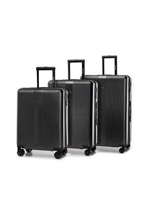 POLYCARBONATE LUGGAGE SET 3 PCS - Luggage set - black