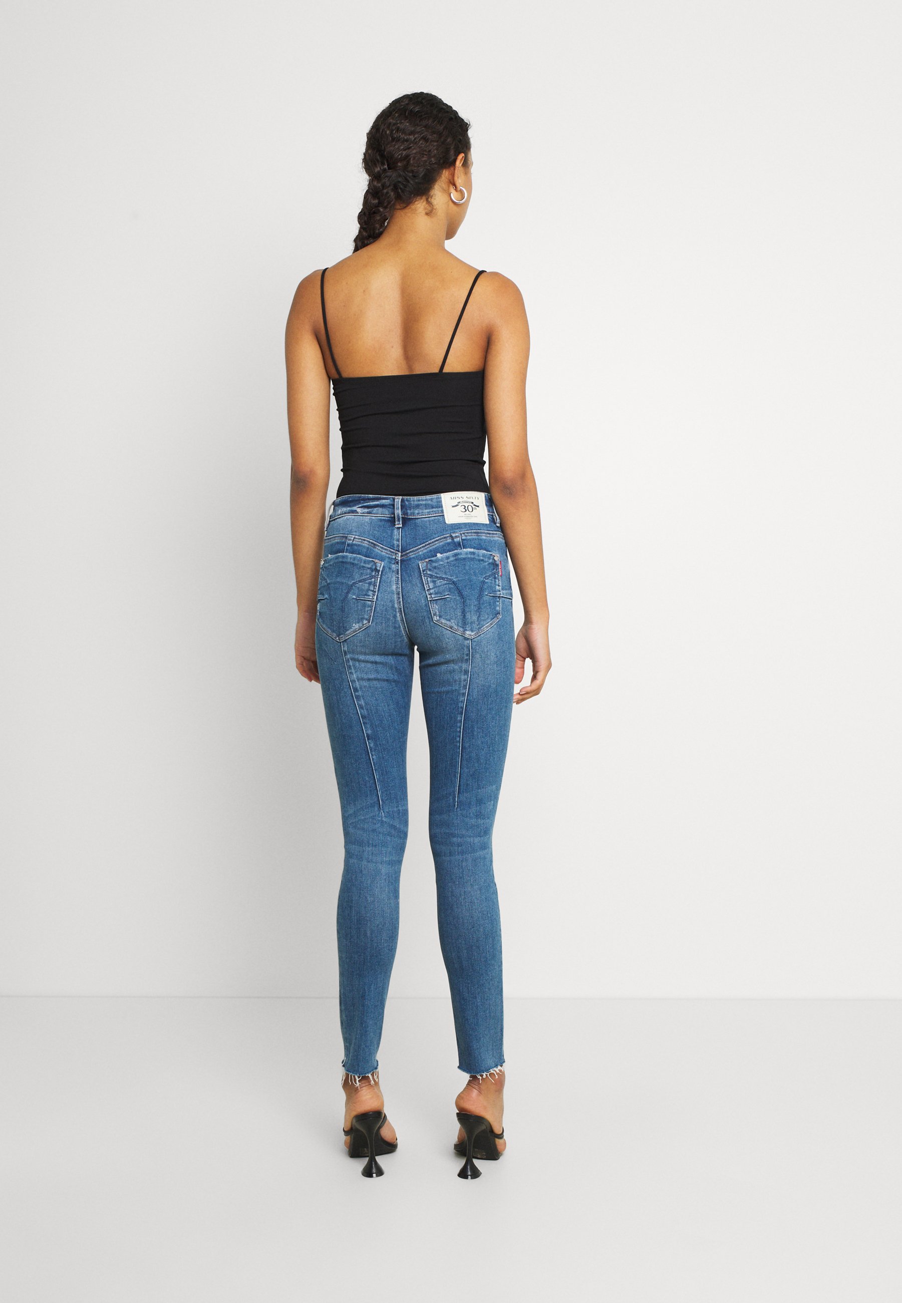 Miss Sixty MY MAGIC CROPPED - Jeans Skinny Fit - middle blue/blue denim -  Zalando.ie
