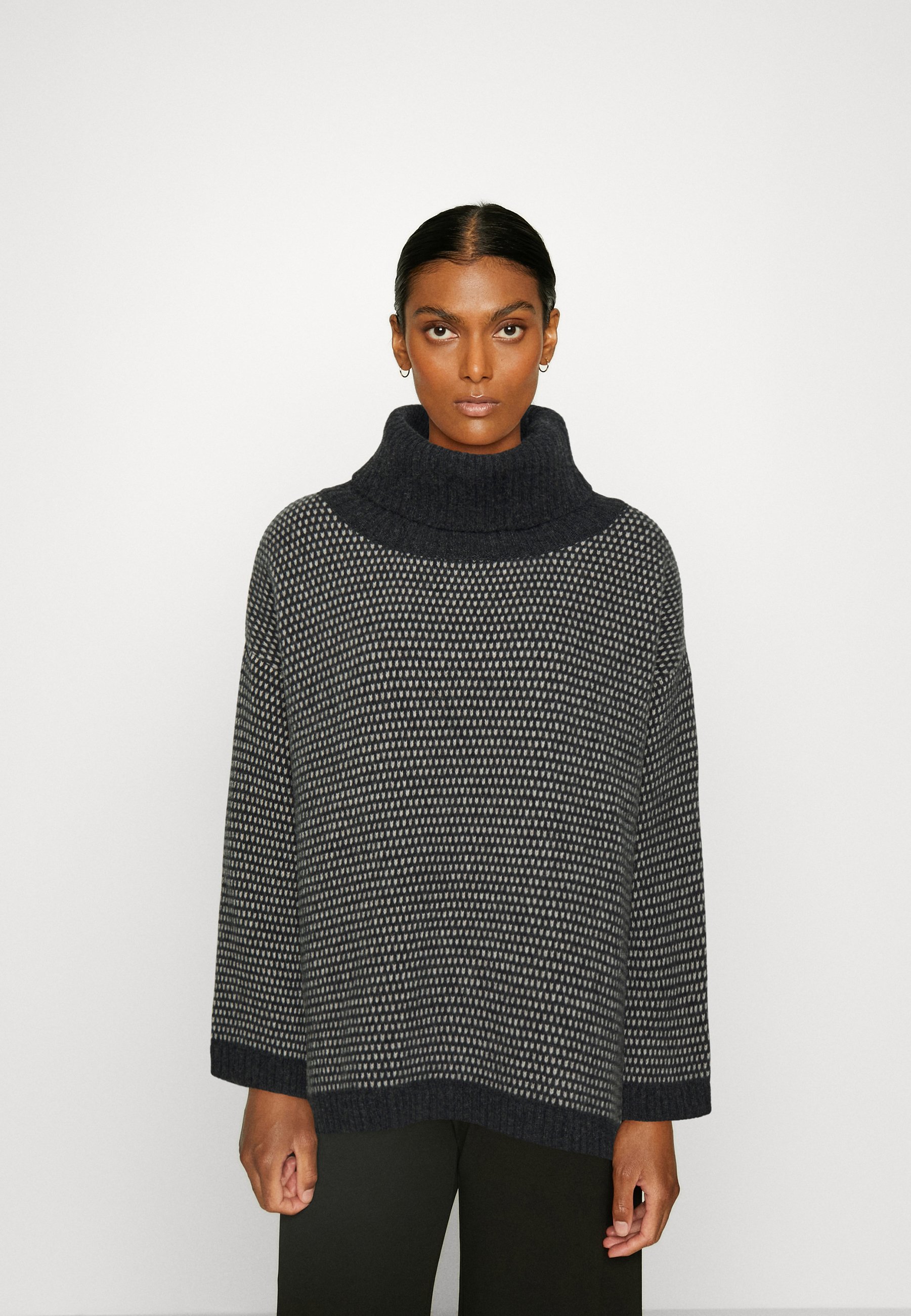 GAI+LISVA Victoria Jumper Dark Grey melange, Women's, Size: Large, Dark Grey