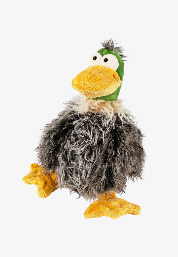 Kuscheltier - grün anthrazit gelb