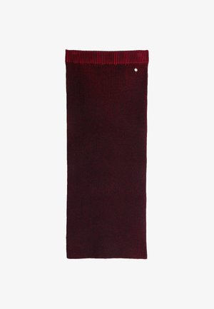 Desigual, LONG KNITTED PENCIL SKIRT - Pliiatsseelik - red