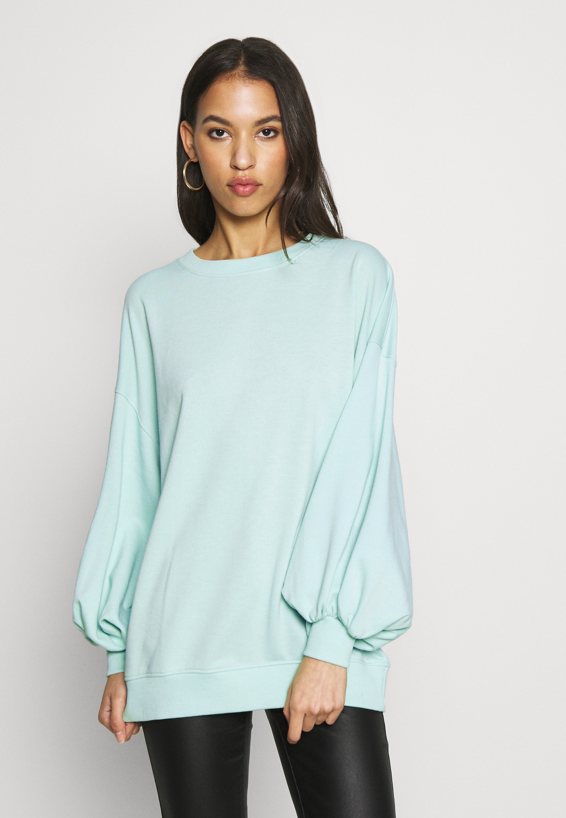 Missguided EXTREME OVERSIZED Sweater pastel greenGroen Missguided EXTREME OVERSIZED Sweater pastel greenGroen