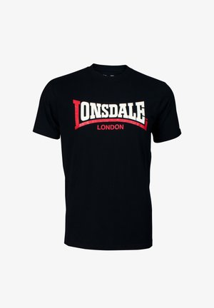 Lonsdale NORMALE PASSFORM TWO TONE - Camiseta estampada - black