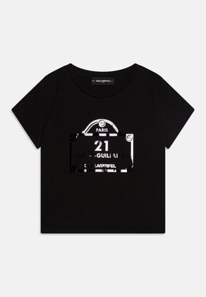 SHORT SLEEVES TEE - Camiseta estampada - black