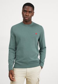 HUGO - SAN CASSIUS - Jumper - dark green Thumbnail Image 1