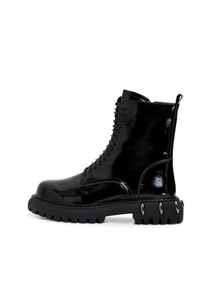 Botines con plataforma - black