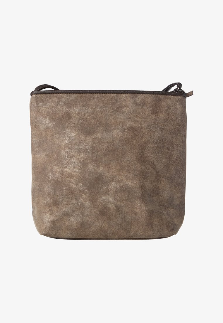 TOM TAILOR Borsa A Tracolla Nila Donna - Grigia, Media, Con Ciondolo In Pelliccia Sintetica