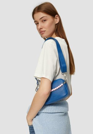 MIT ABNEHMBAREM PERLEN-HENKEL UND REISSVERSCHLUSSFACH - Handtas - royalblau