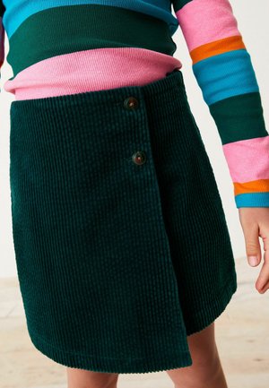 ASYMMETRIC CORD (3-16YRS) - Áčková sukně - teal blue