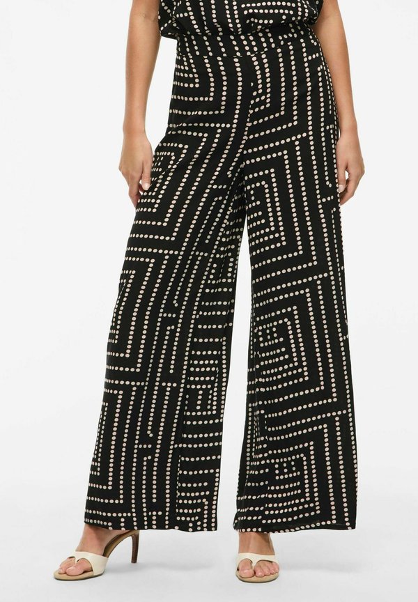 MIT WEITEM VIFRELLI HIGH WAIST - Stoffhose