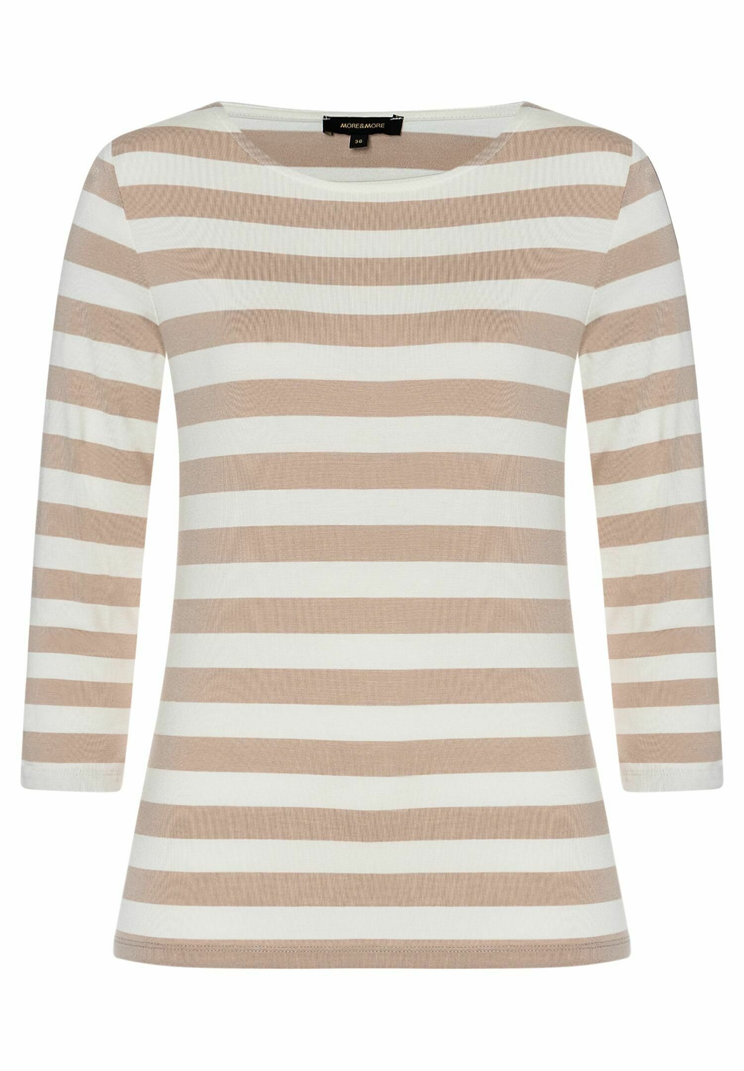 More & More STREIFEN - Langarmshirt - beige - Zalando.de