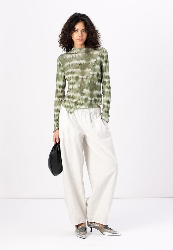 CARTER STRIPE PANT - Trousers - ecru3