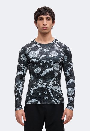 Champion, PERFORMANCE LONG SLEEVE COMPRESSION FIT - Camiseta de manga larga - black