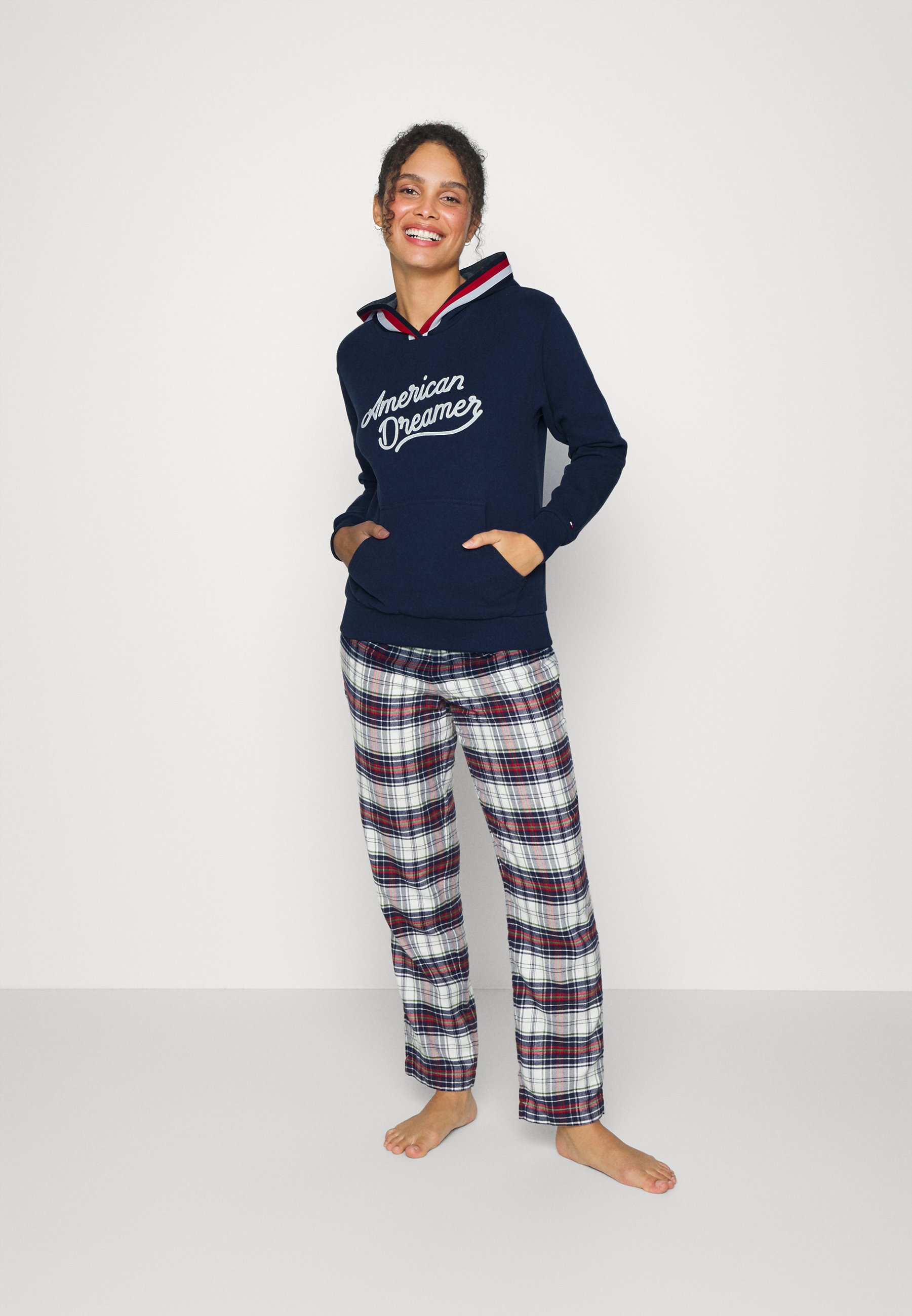 Tommy Hilfiger RECOVER LOUNGE HOODIE - Hoodie - dark blue/donkerblauw -  Zalando.nl