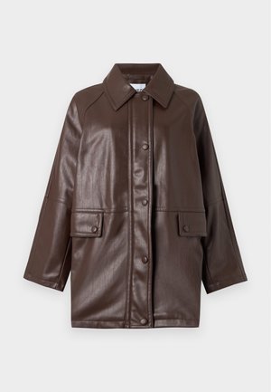 Object, OBJOLIVE - Manteau court - seal brown