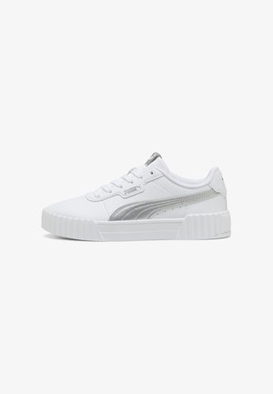 Puma, CARINA 3.0 METALLIC GLAM SNEAKERS - Zapatillas skate - white- silver-coloured