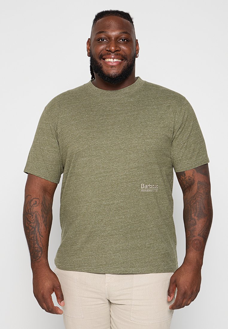 Barbour T-shirt basic olijfgroen