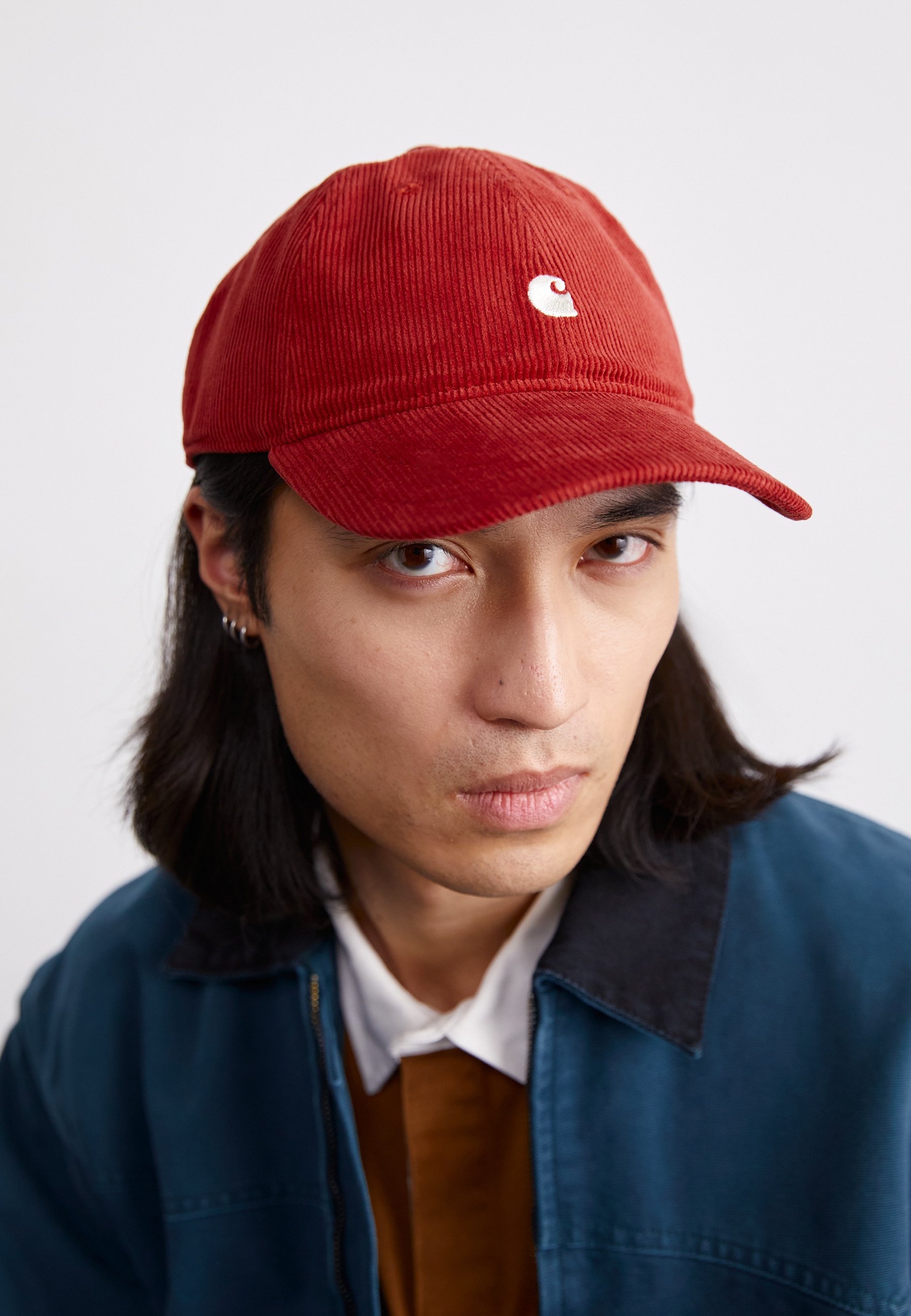Carhartt WIP HARLEM UNISEX - Cap - vermillion/wax/off-white - Zalando