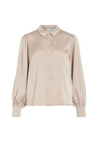VIENNA RAVENNA BALLOON SHIRT - Button-down blouse - cement