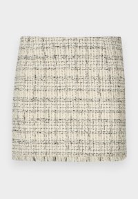 ADELINE MINI - Mini skirt - cream/black