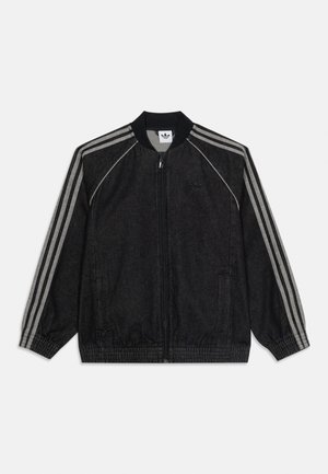 adidas Originals, JUNIOR UNISEX - Denimová bunda - black denim
