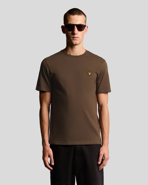 T-shirt basic - bottle brown