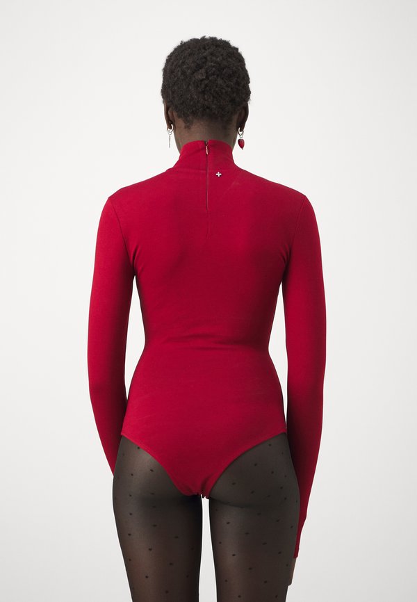 EXCLUSIVE PENDLETON BODY - Long sleeved top - bordeaux3