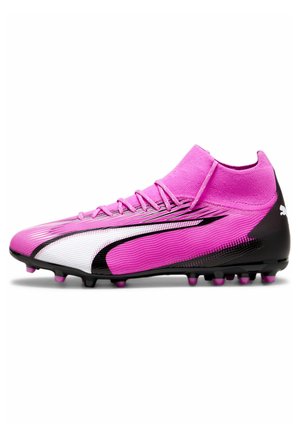 Puma ULTRA PRO MG - Tvarované kopačky so štupľami - poison pink- white- black