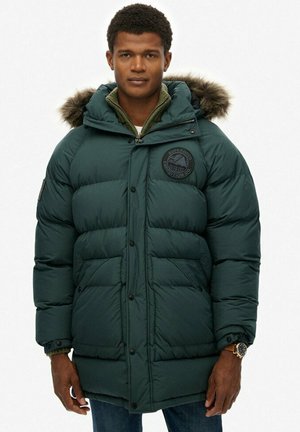 EVEREST LONGLINE BAFFLED - Wintermantel - deep forest green