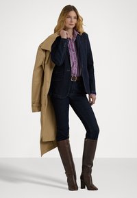 Lauren Ralph Lauren DENIM BLAZER - Jeansjacka - deep indigo wash