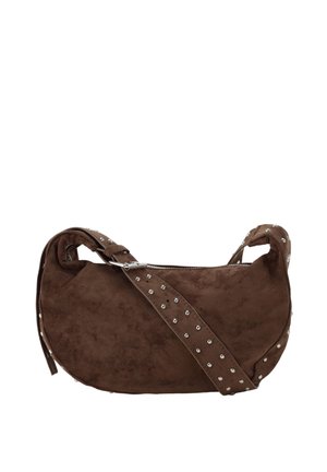 WITH STUDS - Sac bandoulière - brown