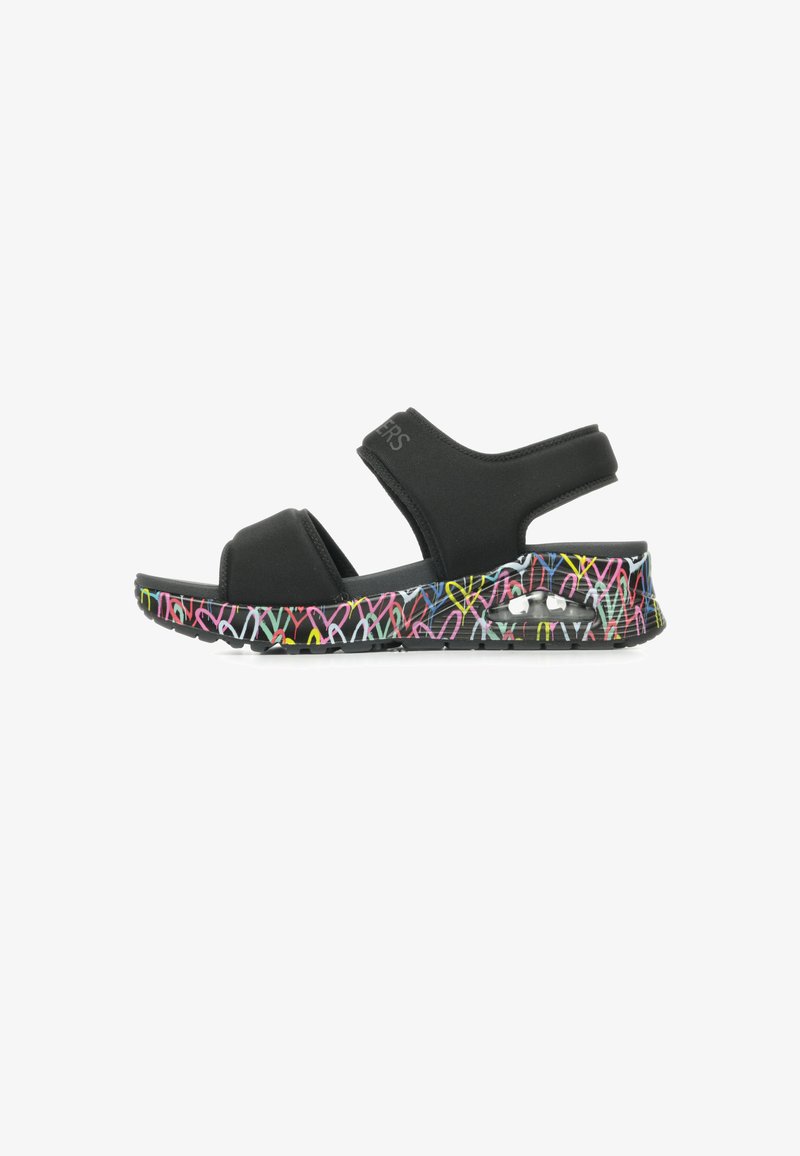 Skechers Sandalias de cuña - black
