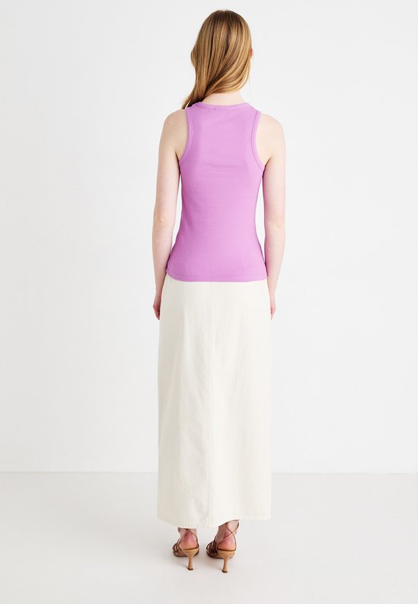 ONLSILLA LONG SLIT SKIRT  - Maxi skirt - ecru2