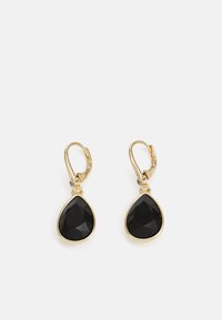 DKNY TEARDROP - Øredobber - gold-coloured/black