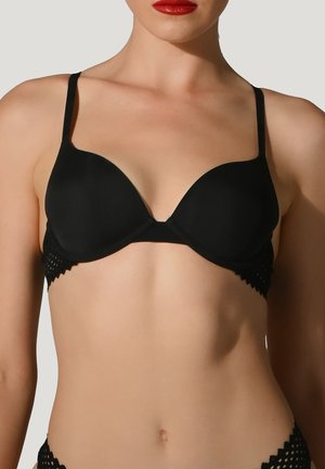 ROMANTIC NET - Push-up BH - black